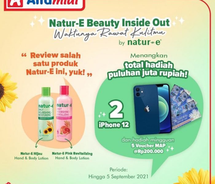Lomba Review Natur-E Alfamidi Berhadiah 2 iPhone 12 & Voucher MAP