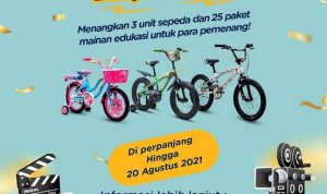 Lomba Video Hebohnya Belajar Sepeda Berhadiah 3 Sepeda & 25 Mainan