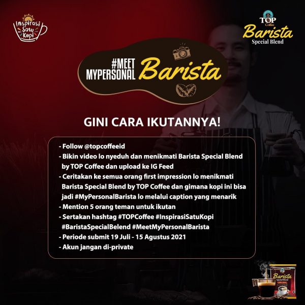 Lomba Video My Personal Barista Berhadiah SAMSUNG Galaxy S8