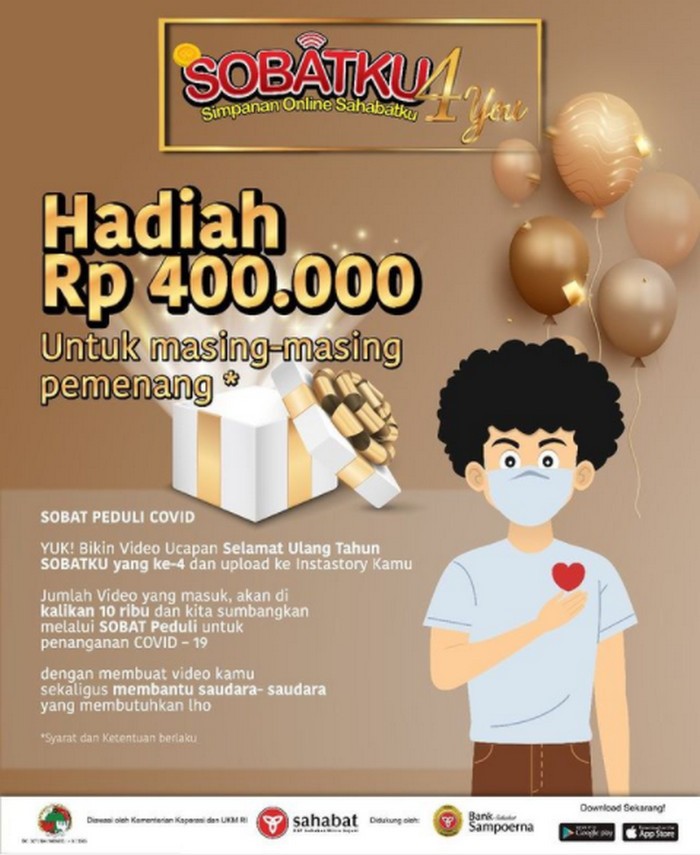 Lomba Video Sobatku 4 You Menangkan Total Hadiah 4 Juta Rupiah