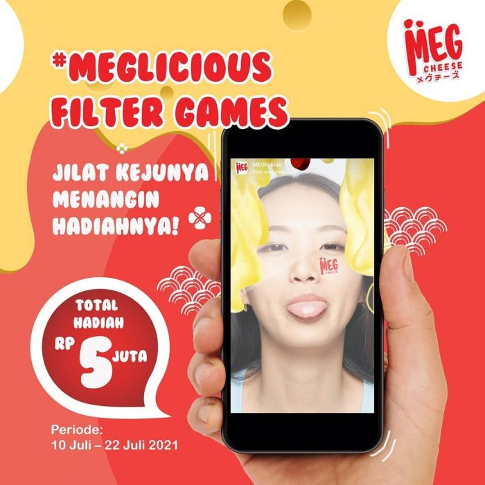 Main Game IG Filter Meglicious Total Hadiah 5 Juta Untuk 10 Pemenang