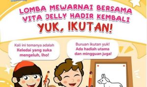 Raih Hadiah Jutaan Rupiah Dengan Ikut Lomba Mewarnai Keledai Vita Jelly