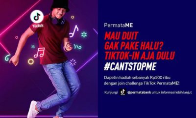 TikTok Challenge Can't Stop ME Permata Bank Hadiah Total 5 Juta Rupiah