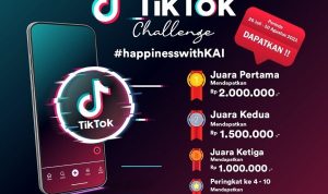 TikTok Challenge Happiness With KAI Hadiah Total 7 Juta Rupiah