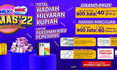 Undian Susu INDOMILK GEMAS 2022 Total Hadiah Milyaran