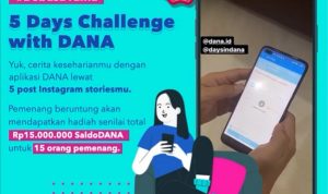 5 Days Challenge With DANA Berhadiah Saldo Total 15 Juta Rupiah