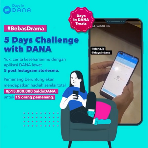 5 Days Challenge With DANA Berhadiah Saldo Total 15 Juta Rupiah-1 5 Days Challenge With DANA Berhadiah Saldo Total 15 Juta Rupiah