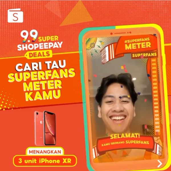 Cek Superfans Meter Shopeepay Kamu Menangkan 3 unit iPhone XR