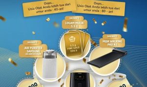 Cek Usia Otot, Bisa Dapat Hadiah Logam Mulia, Walking Pad dan lainnya