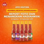 Giveaway Repost Foto IG Sambal ABC Berhadiah Smartphone