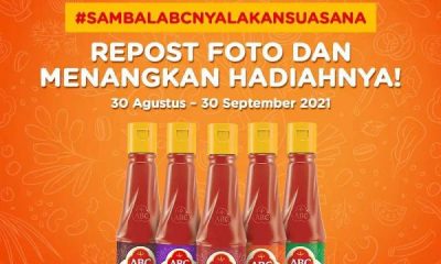 Giveaway Repost Foto IG Sambal ABC Berhadiah Smartphone