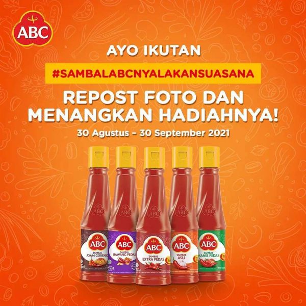 Giveaway Repost Foto IG Sambal ABC Berhadiah Smartphone