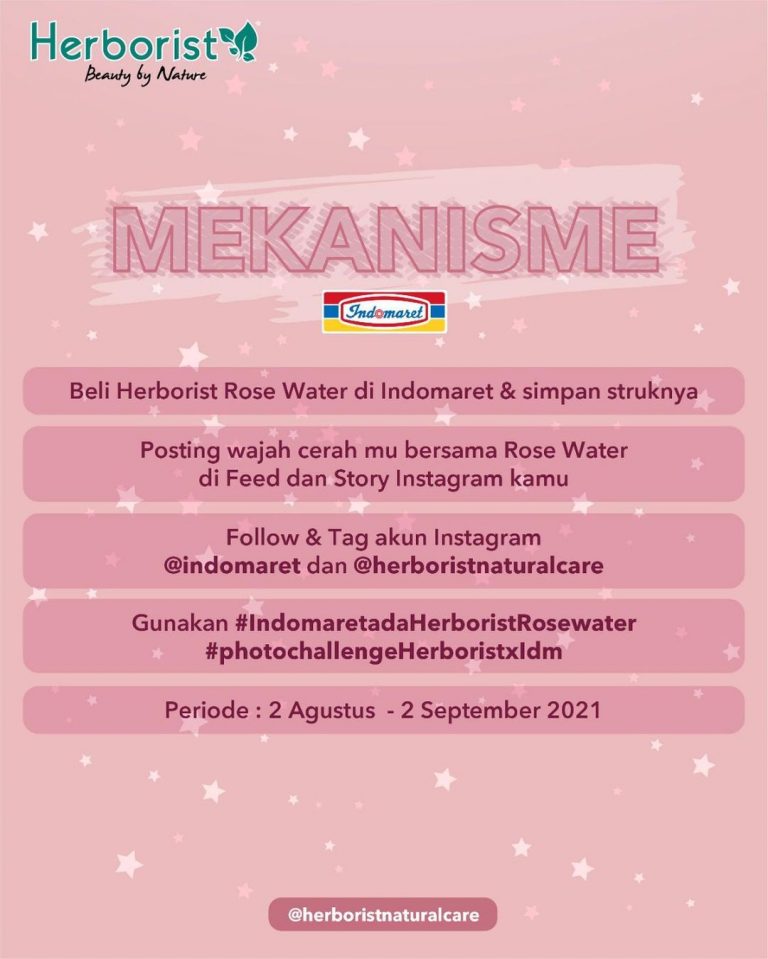 Herborist Rose Water Photo Challenge Total Hadiah 6 Juta Rupiah