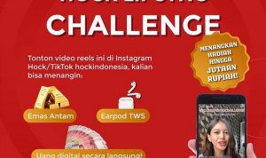 Hock Lipsync Challenge Berhadiah Emas, Uang Digital & Earpod TWS