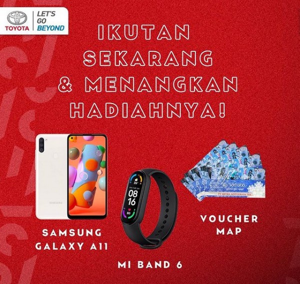 Ikuti Kuis Rayakan 17an Bareng Toyota Menangkan Samsung A11