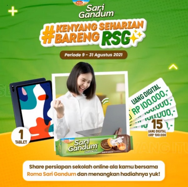 Kenyang Seharian Bareng RSG Hadiah Tablet & Saldo Total 1.5 Juta