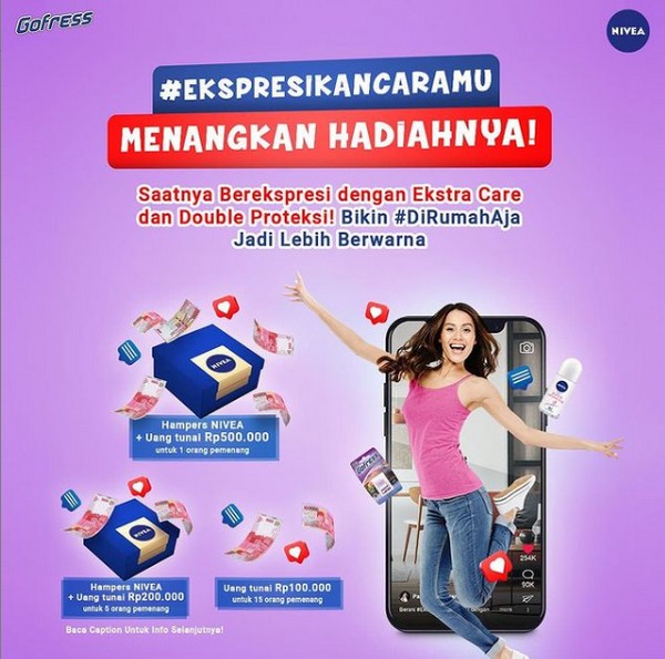 Kontes Ekspresikan Caramu Berhadiah Uang Total 3 Juta + Hampers