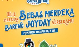 Kuis IG Bebas Merdeka Joyday Hadiah Mi Watch Lite & Saldo Gopay 4 Juta