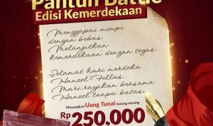 Kuis Pantun Battle Kemerdekaan Hadiah Uang Tunai Total 750.000