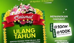 Kuis Ucapan Ultah Promag 50th Berhadiah Gopay Total 500.000