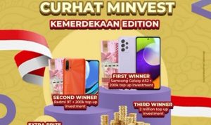 Lomba Cerita Curhat Minvest Berhadiah 2 Smartphone & Saldo Investasi