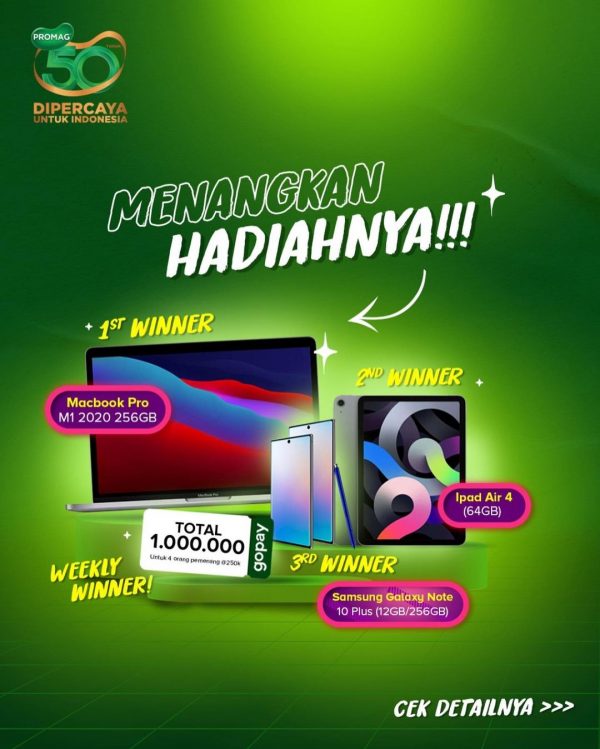 Lomba Desain Kemasan Promag Berhadiah Macbook Pro, iPad Air 4, dll