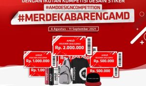 Lomba Desain Sticker AMD Berhadiah E-Voucher OVO/Gopay Total 7 Juta