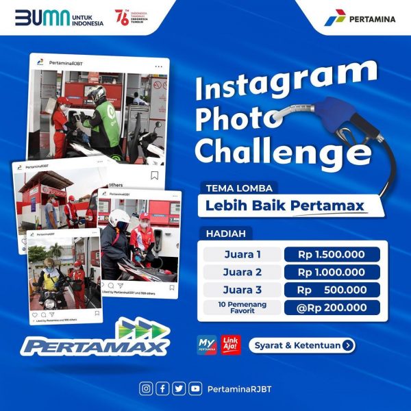 Lomba Foto Instagram Lebih Baik Pertamax Total Hadiah 5 Juta Rupiah