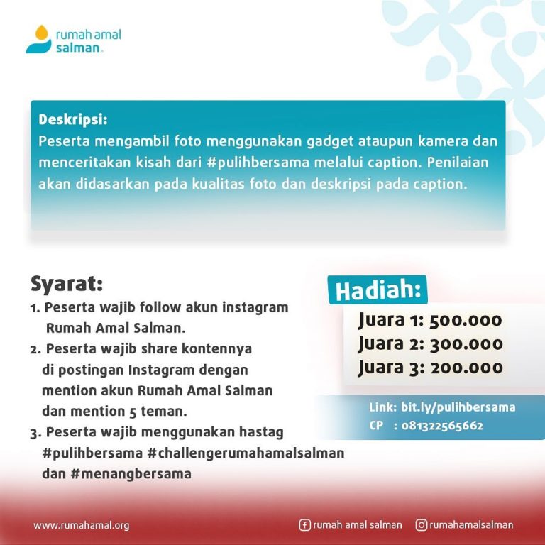 Lomba Foto Kemerdekaan Rumah Amal Salman Total Hadiah 1 Juta