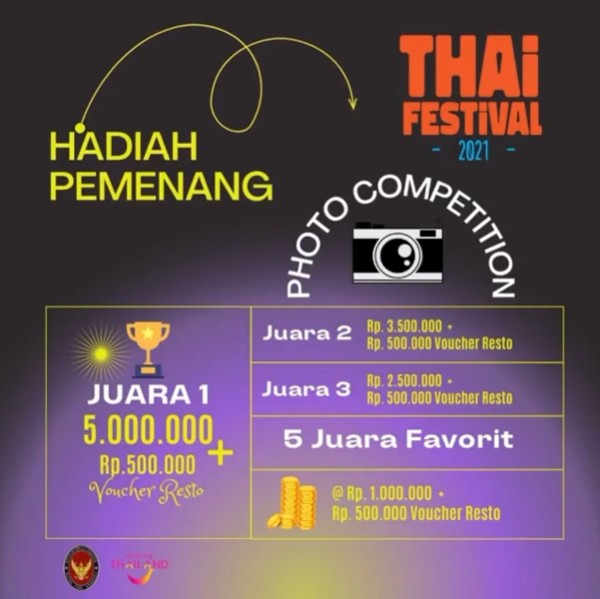 Lomba Foto Makanan / Minuman Thailand Hadiah Total 20 Juta