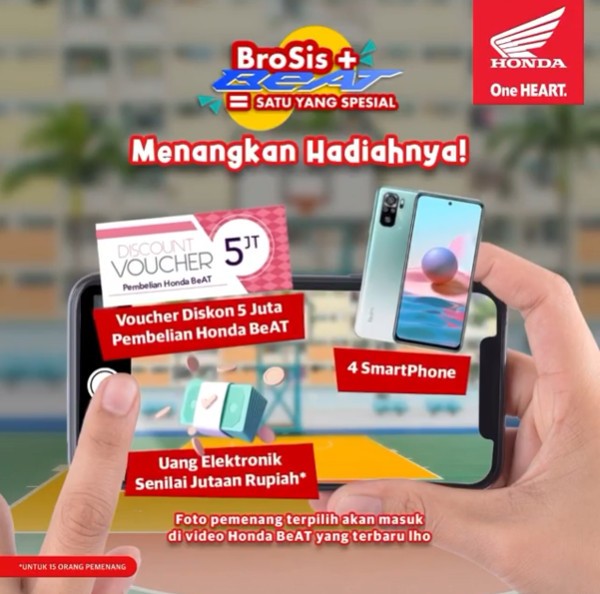 Lomba Foto OOTD Bareng Honda BeAT Berhadiah Smartphone, E-Money, dll