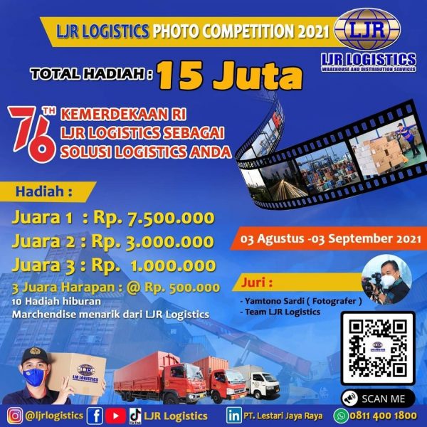 Lomba Foto Terbaru LJR Logistics Total Hadiah 15 Juta Rupiah