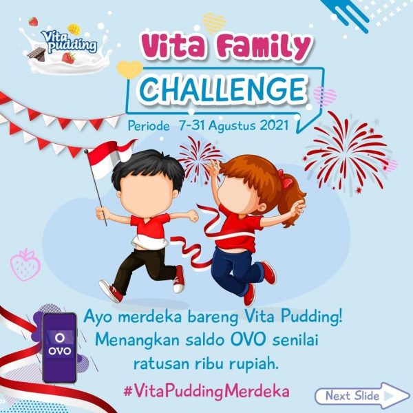 Lomba Foto Vita Pudding Merdeka Hadiah Saldo OVO Untuk 5 Pemenang