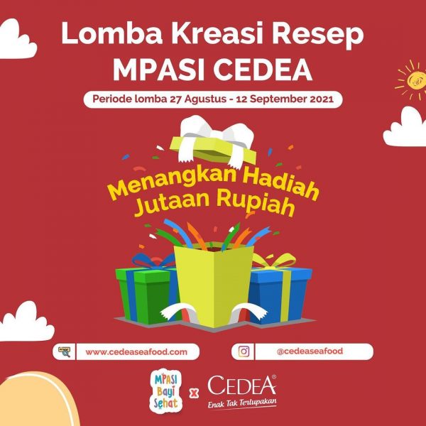 Lomba Kreasi Resep MPASI CEDEA Berhadiah Total 4 Juta Rupiah