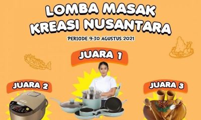 Lomba Masak Kreasi Nusantara Berhadiah Set Alat Masak, Rice Cooker, dll
