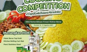 Lomba Masak Topi Koki Bawa Merdeka Berhadiah Rak Dapur, Panci & Beras