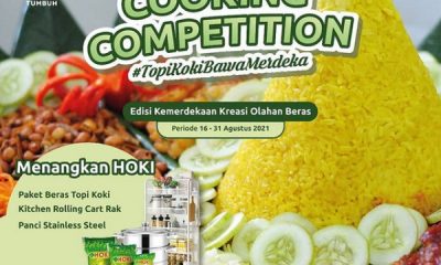 Lomba Masak Topi Koki Bawa Merdeka Berhadiah Rak Dapur, Panci & Beras
