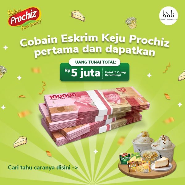 Lomba Review Es Krim Keju Prochiz Dapatkan Uang Total 5 Juta Rupiah