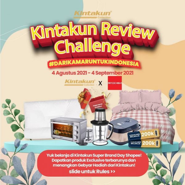 Lomba Review Produk Kintakun Berhadiah Oven, Rice Cooker, Voucher, dll