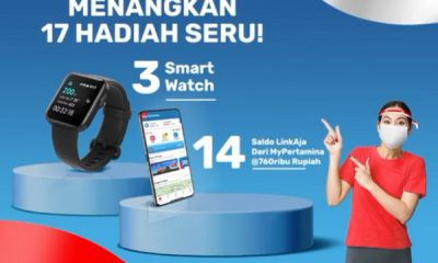 Lomba Video Gerakan Olahraga Berhadiah 3 unit Smartwatch & LinkAja
