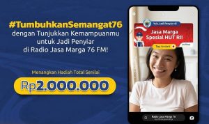 Lomba Video Penyiar Radio Jasa Marga Hadiah Saldo Total 2 Juta Rupiah