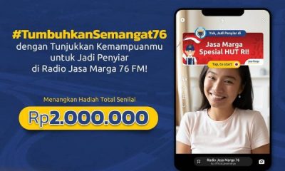Lomba Video Penyiar Radio Jasa Marga Hadiah Saldo Total 2 Juta Rupiah
