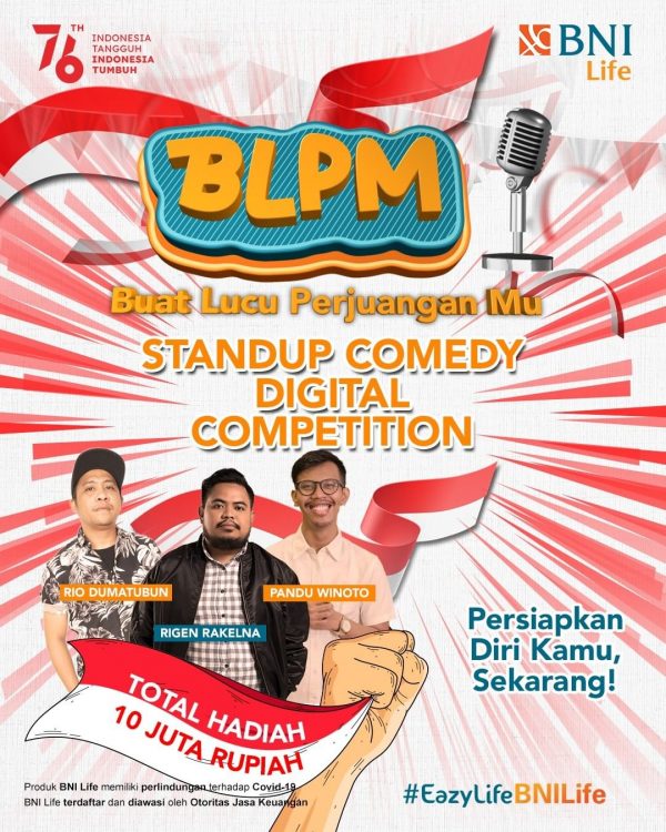 Lomba Video Standup Comedy BNI Life Berhadiah Total 10 Juta Rupiah