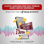 Lomba Video TikTok Sobatku Merdeka Hadiah Saldo Total 2 Juta