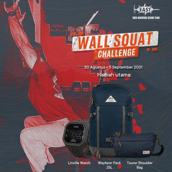 Lomba Video Wall Squat Berhadiah Eiger Linville Watch & Produk lainnya