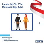 Lomba Yel-Yel 17an Memakai Baju Adat Berhadiah 4 Printer EPSON L121
