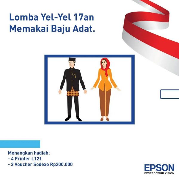 Lomba Yel-Yel 17an Memakai Baju Adat Berhadiah 4 Printer EPSON L121