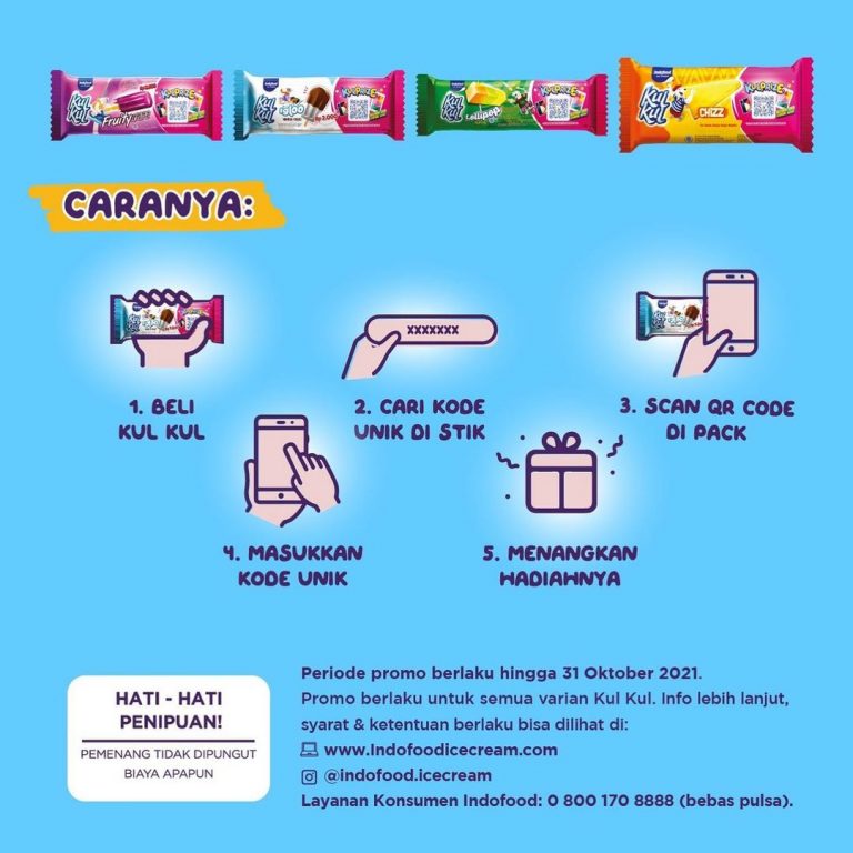 Promo Es Krim KulKul 2021 Berhadiah 100 Samsung A02, dan lainnya