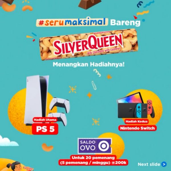 Seru Maksimal Challenge Berhadiah PS 5, Nintendo Switch & Saldo OVO