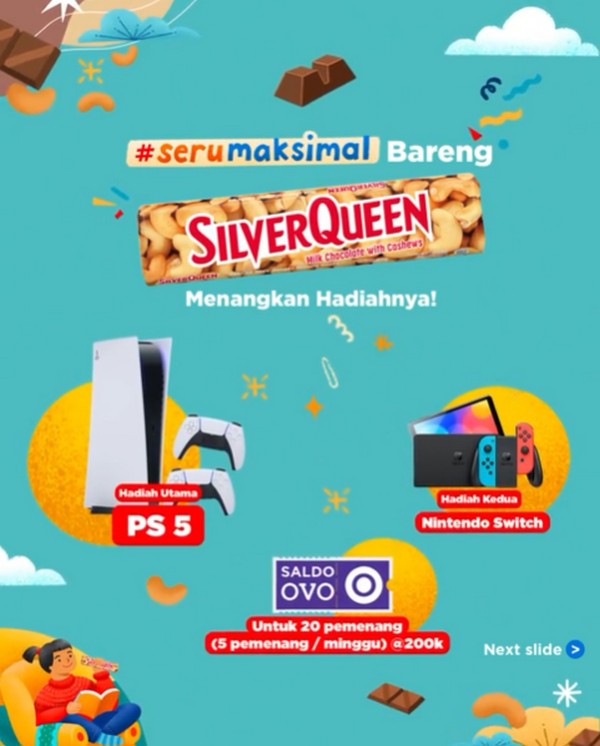 Seru Maksimal Challenge Berhadiah PS 5, Nintendo Switch & Saldo OVO Seru Maksimal Challenge Berhadiah PS 5, Nintendo Switch & Saldo OVO